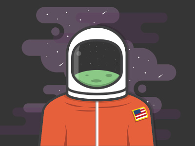 Astronaut WIP astronaut illustration nasa space