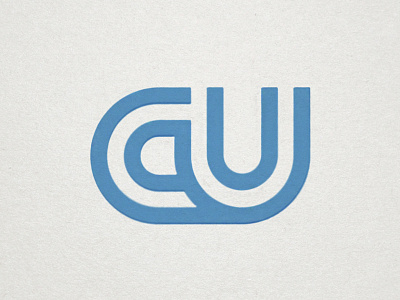 CU Mark brand logo mark texture thick lines