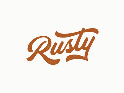 Rusty design lettering rough rust rusty texture