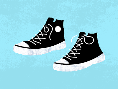 Vintage Sneakers all stars chuck taylor chuck taylors converse fashion footwear illustration retro shoes sneakers vintage