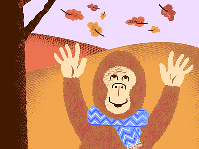 Bigfoot's Autumn Walk