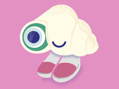 Marcel the Shell with Shoes On a24 animated movies cute films googly eyes illustration jenny slate marcel pink seashell shell shoes smile stop motion animation vector
