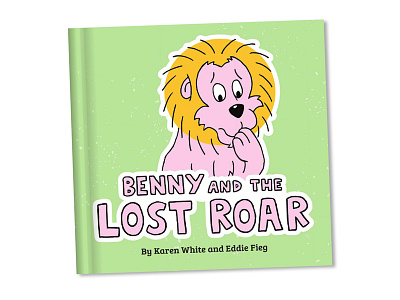 Benny And The Lost Roar childrens book cute illustration lion picture book pink