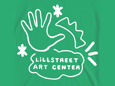 Lillstreet Art Center art art center chicago graphic design green illustration lillstreet playful t shirt t shirt design tshirt tshirt design vector