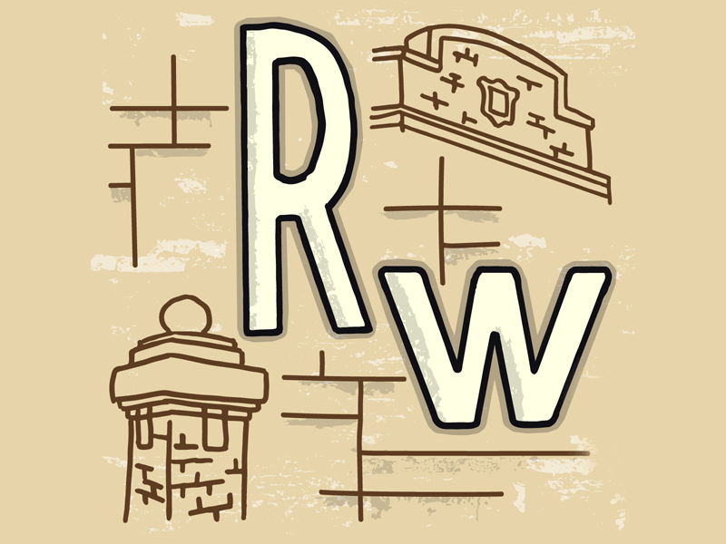 Ravenswood Chicago neighbors neighborhood handdrawn illustration architecture typography urban city northside lincoln square ravenswood chicago