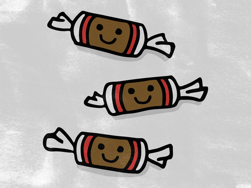 Tootsie Rolls by Eddie Fieg Studio on Dribbble
