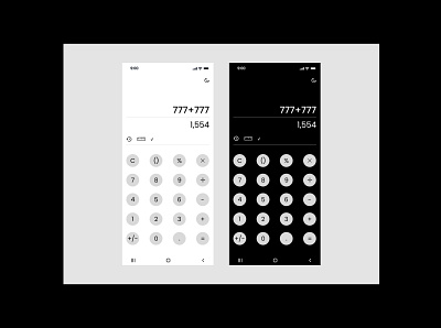 Daily UI 004 :: Calculator calculator mobile mobile app