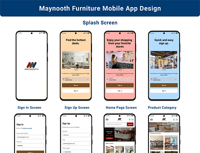 Maynooth Furniture furniture graphic design maynooth furniture ui