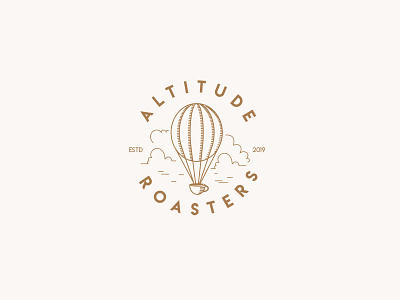 altitude coffee cafe coffee design icon illustration logo