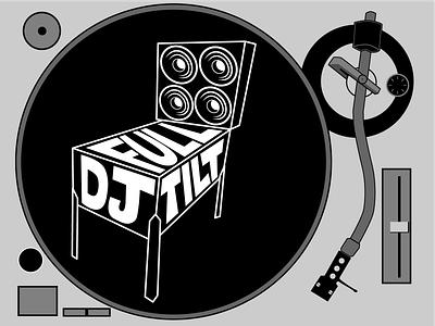 DJ Full Tilt branding graphic design logo vector