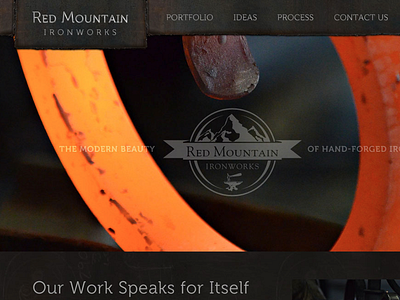 Red Mountain Iron comp craft hand crafted watermark website