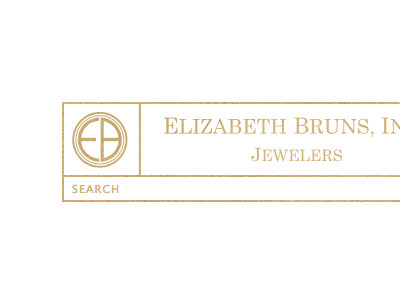 Elizabeth Bruns boxes gold gold foil icon logo monochrome
