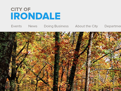 New Irondale City Branding about the city city of irondale events news proxima nova ruffner mountain