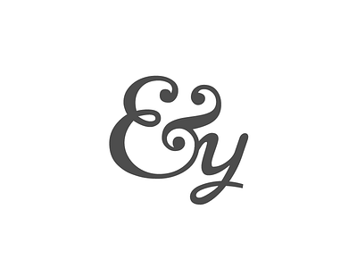 And-y logo ampersand andrew andy italic logo mark script