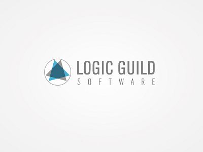 Logic Guild Software Logo league gothic logo software stacked