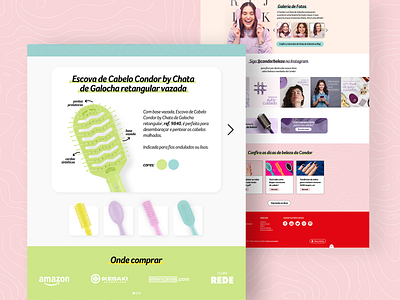 Landing Page - Condor & Chata de Galocha design ui web
