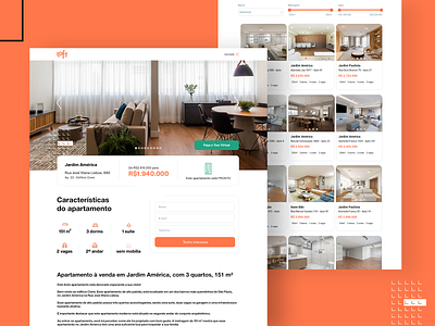 Loft design ui web