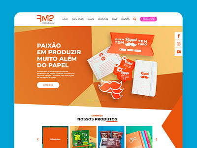 Site - RM2 Gráfica design ui web