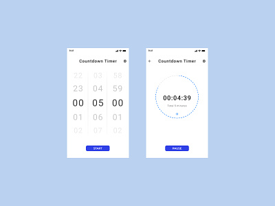 Countdown Timer design ui ux