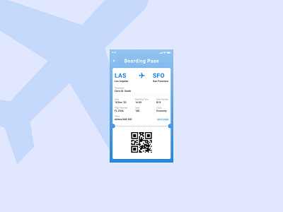 Boarding Pass 024 app dailyui024 design ui ux