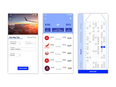 Flight Search 068 app dailyui068 design ui ux