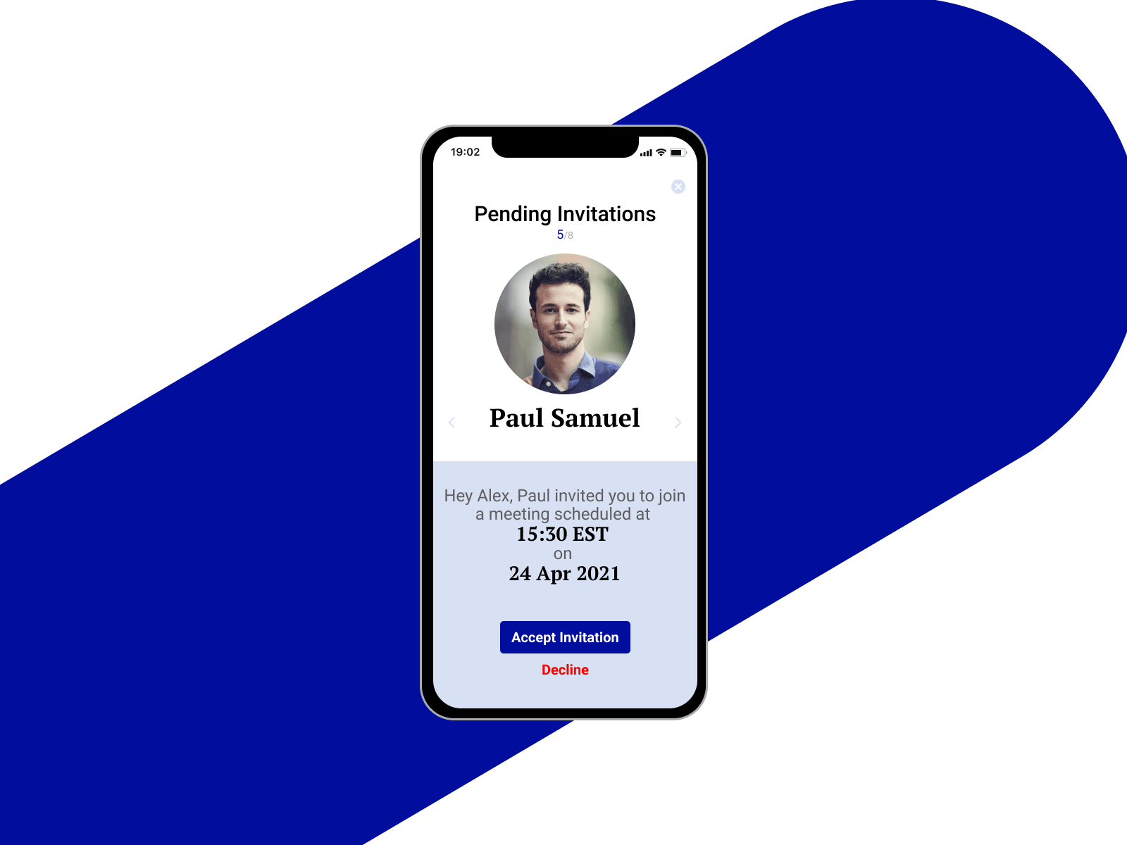 Pending Invitation 078 app dailyui078 design gif ui ux