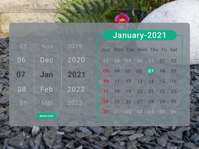 Date Picker 080 dailyui080 datepicker design neumorphism ui ux web