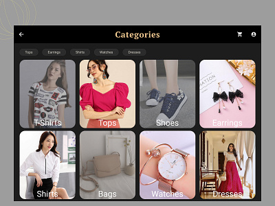 Categories 099 categories dailyui099 design ui ux web