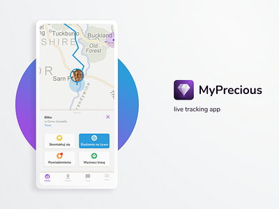 Live tracking app