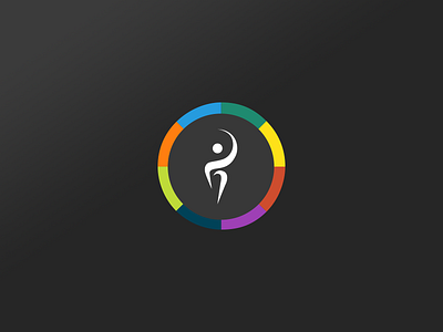 Gobemaps Logo clean colorful dark design exercise fitness healthy lifestyle logo minimal social ui