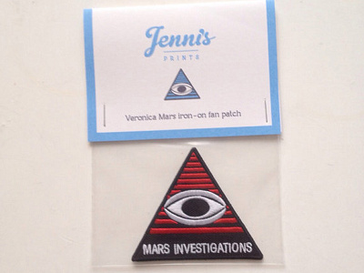 Veronica Mars Patch eye mars mars investigations merch movie patch pi show tv veronica mars