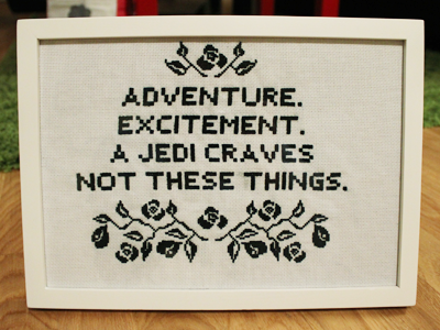 Jedi cross stich mallrats quote