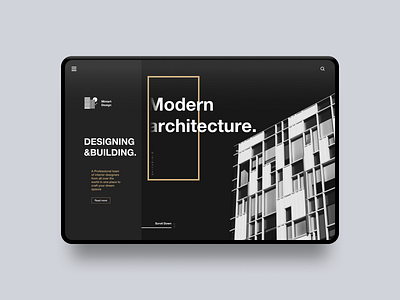 Architecture Landing Page architecture design landing page ui inspiration ui trends uidesign uidesigner uiux uiux design uiux supply uiuxdesign uiuxdesigner userinterface web web design website