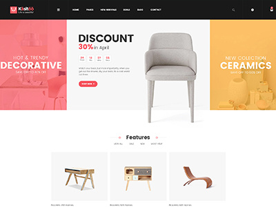 Handmade Shopify Theme furniture responsive theme shopify ecommerce