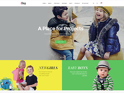 Ishop Shopify Theme fashion fashion baby responsive theme shopify ecommerce