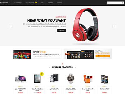 Oneshop Shopify Theme hitech mobile oneshop responsive shopify theme