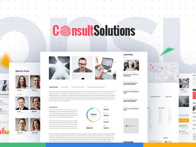 Consult Solution - Business WordPress Theme business career company ecommerce finance portfolio woocommerce wpopal