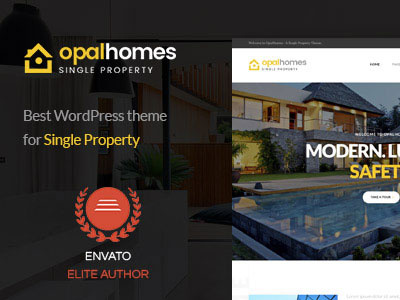 Opalhome - Single Property WordPress Theme agent home house opalhome places property tour wpopal