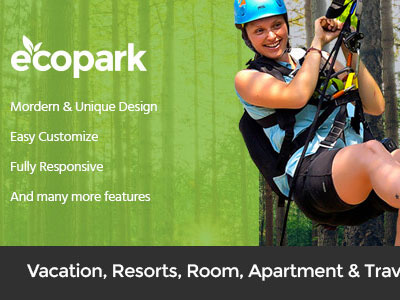 Ecopark - WordPress Theme for Tour, Vacation, Travel & Resort ecopark resort retail tour travel vacation