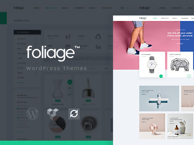 Foliage - Multipurpose WooCommerce WordPress Theme auto beauty fashion furniture handmade kids mega store tools toys woocommerce