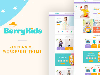 Berrykid - Baby Store WooCommerce WordPress Theme baby bootstraps fashion kids themelexus toys woocommerce