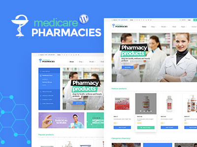 Medicare Pharmacies - Healthcare WordPress Theme bootstrap medicare megamenu pharmacies responsive woo commerce