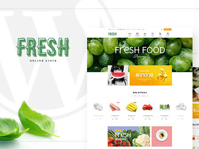 Fresh - Food and Restaurant WooCommerce WordPress Theme