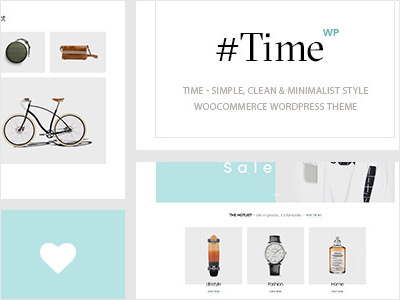 Time - Simple Minimalist WooCommerce WordPress Theme decoration store fashion store furniture store home appliance jewelry woocommerce