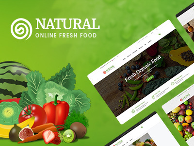 Natural - Online Fresh Food WordPress Theme download free fresh food natural theme woocommerce wordpress