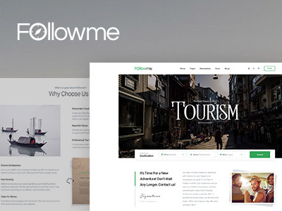 Followme - Tour Booking WordPress Theme