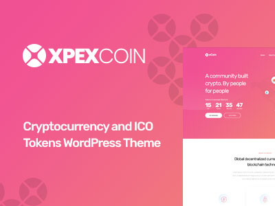 XPEXCoin - Powerful Bitcoin & Cryptocurrency WordPress Theme