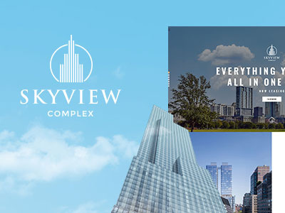 Skyview Complex - One Page Single Property WordPress Theme high building luxurious apartments modern house office penthouses rental residences towns