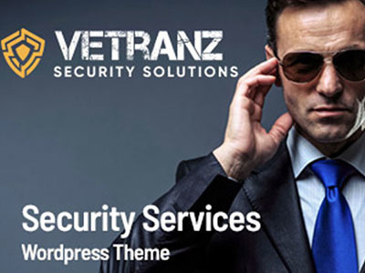 Vetranz – Security Service WordPress Theme bodyguard companies departments elementor freedownload investigators policeman security