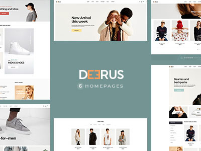 Deerus – Multipurpose WooCommerce WordPress Theme accessories bagges clothing fashion high fashion kid fashion shoes sunglasses toys wordpress theme